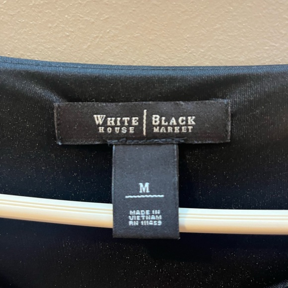 NWOT White House Black Markey dress. 3/4 length sleeves…..size M - Picture 3 of 3